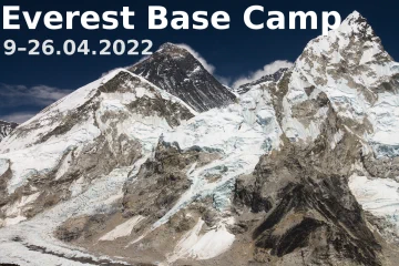 Trekking do bazy pod Everestem – Everest Base Camp trek. Nepal. Kwiecień 2022.